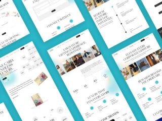 luxe gift card website revamp