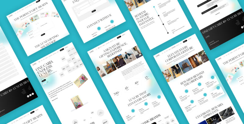 luxe gift card website revamp